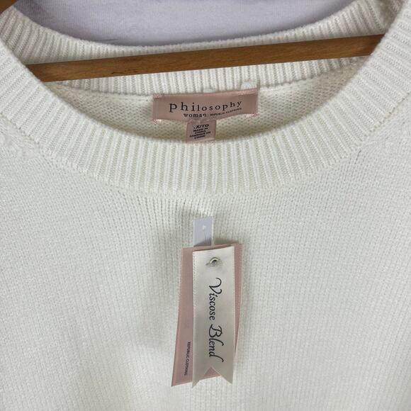 Philosophy‎ Ivory Snow Globe Sweater NWT Size 1XL - Picture 3 of 7